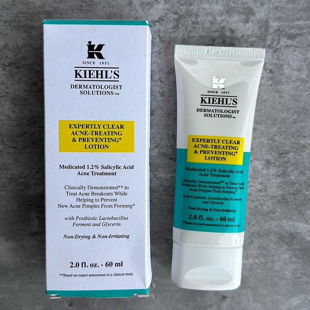 SOLD. Kiehl’s Expertly Clear acne-treating & preventing lotion.